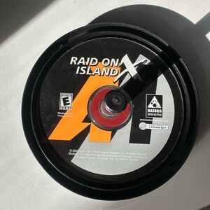 Raid on Island Video Game Disc by Hasbro Interactive - Black, Orange, White